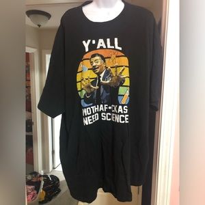 Neil Degrasse Tyson “Y’all Mothaf*ckas Need Science” Gildan T shirt